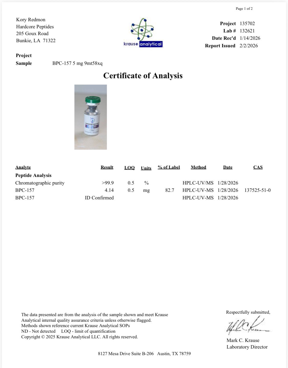 BPC-157 5MG