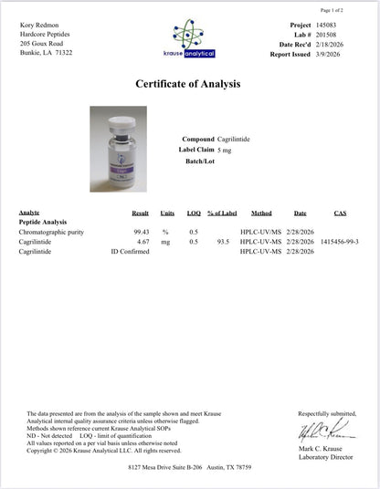 Cagrilintide 5MG