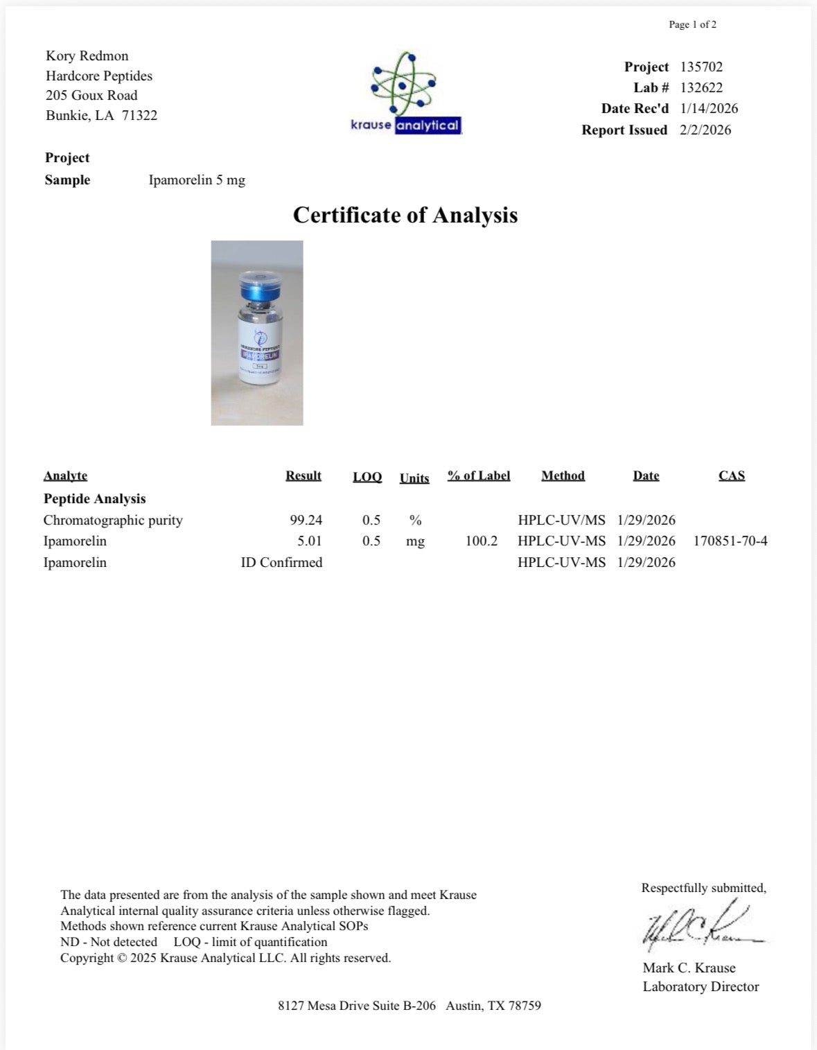 Ipamorelin 5MG